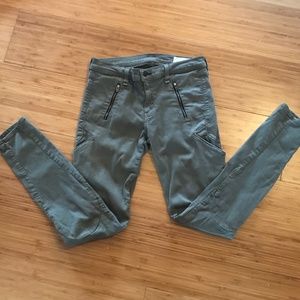 Rag & Bone Army Green Skinny Cargo Pants